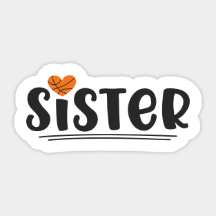 Basketball Sister Sticker